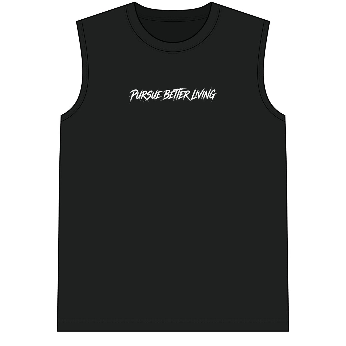 Pursue Better Living Muscle Tee — Men's Sleeveless Training Shirt - Pursue Better Living