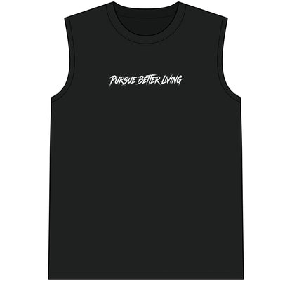 Pursue Better Living Muscle Tee — Men's Sleeveless Training Shirt - Pursue Better Living