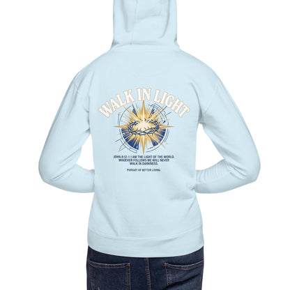 Walk In Light 8:12 Premium Hoodie - Pursue Better Living